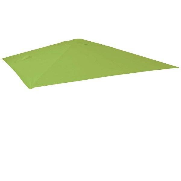 Housse de remplacement Mendler pour parasol de luxe HWC-A96, housse de parasol, 3,5x3,5m (Ø4,95m) polyester 4kg, vert clair, 76849