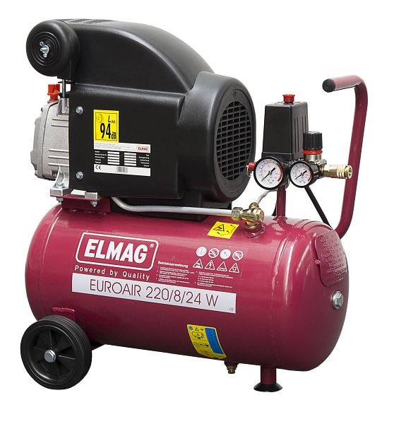 Compresseur ELMAG EUROAIR 220/8/24 W - 'SET-ACTION', 10007