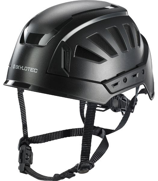 Skylotec Casque d'escalade industriel INCEPTOR GRX REF, noir réfléchissant, BE-391-07