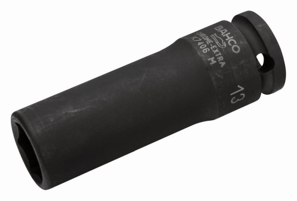 Douille à choc Bahco 3/8", six pans, longue, SW 10 mm, K7406M-10