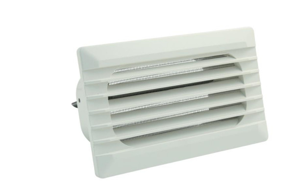 Grille de ventilation Marley 110x54mm pour raccordement au système de conduits plats 100 et 125, 059464