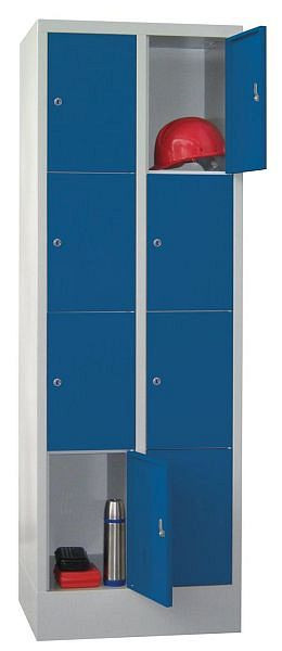 Armoires de vestiaire PAVOY avec piètement, largeur du compartiment 300 mm, 21265-243-401