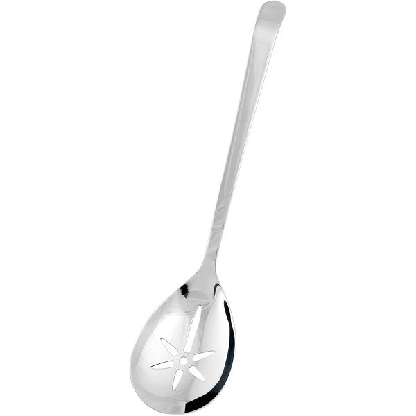 Cuillère de service Stalgast perforée, polie, d'une seule pièce, longueur du manche 31 cm, KK0601310