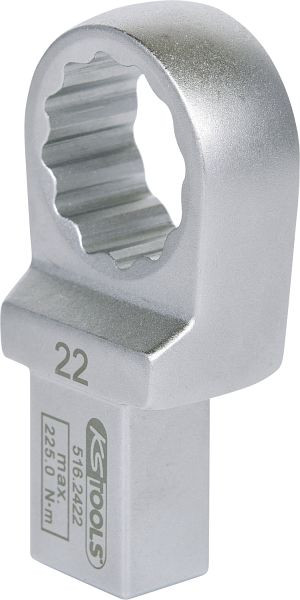 KS Tools Clé polygonale à insert 14x18 mm, 22 mm, 516.2422