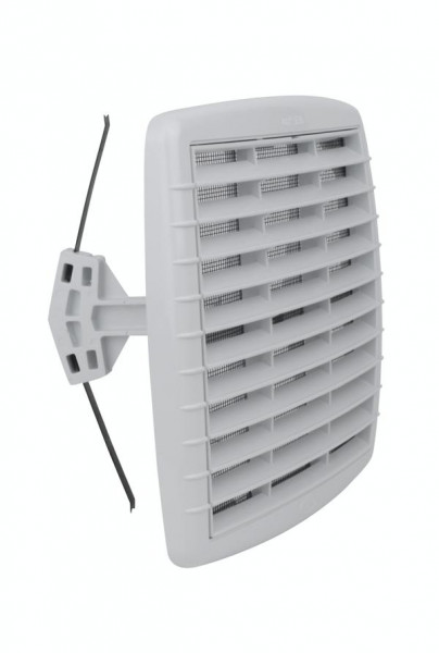 Grille de ventilation Marley avec ressort de serrage 175 x 175 mm blanc, 331003