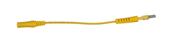 KS Tools Prise d'entrée 4,0 mm vers fiche adaptateur de test 5,0 mm plate (jaune), 150.0967