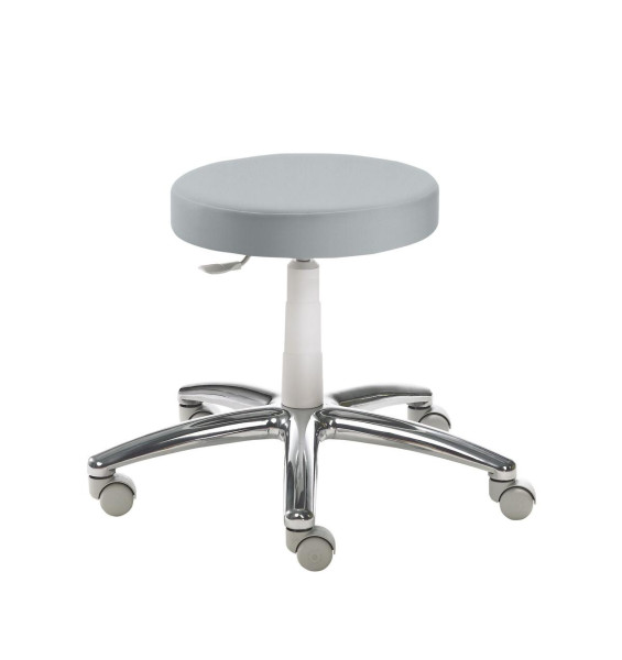 Mayer Sitzmöbel , structure gris clair RAL 7035, assise en tôle rembourrée, gris cristal, 1256_G_30584