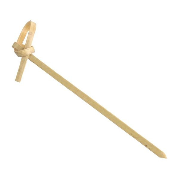 Brochettes en bambou Fiesta Green design boucle biodégradable 9cm, UE: 100 pièces, DK396