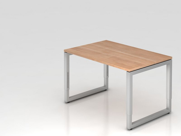 Bureau Hammerbacher pied O carré 120x80cm noyer, 44, VRS12/N/S