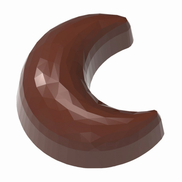 Moule à chocolat Schneider - demi-lune, 275 x 135 x 24 mm / 35 x 31 x 16,5 mm, 11 g, 3 x 7 pièces, 421935