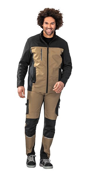 Veste hybride homme Planam Norit, sable/noir, taille 54, 6503054