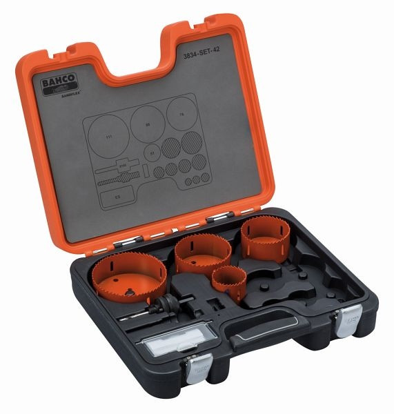 Jeu de scie cloche Bahco, 6 pièces, 3834-SET-42