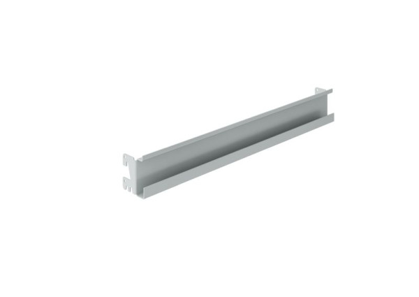 Rail de suspension SOFAME L835 mm pour caissons de rangement visibles, gris clair RAL 7035, W010080162GC