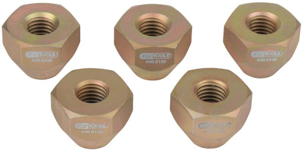KS Tools jeu d'écrous spéciaux, 5 pièces, M14x2, 440.0136