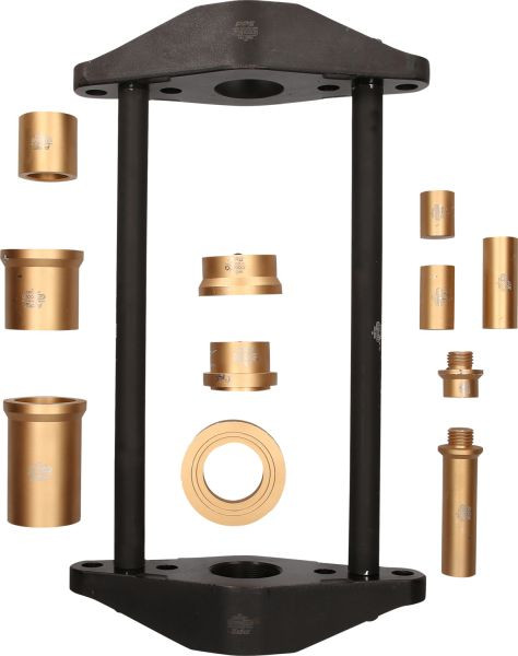 KS Tools jeu universel pour remplacer les pivots d'attelage 45 t, 12 pièces, 440.0665