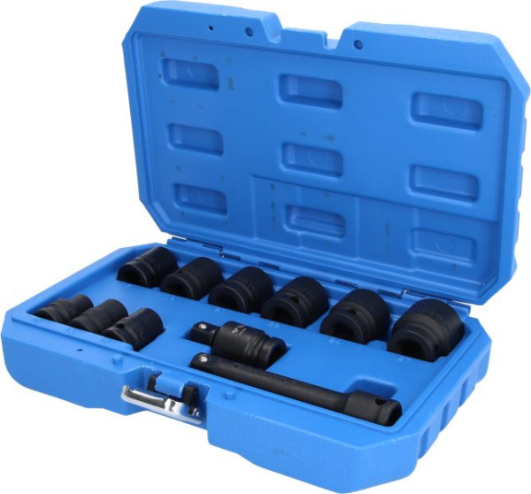 Brilliant Tools Jeu de douilles à chocs 1/2", hexagonales, 11 pièces, courtes, BT022645