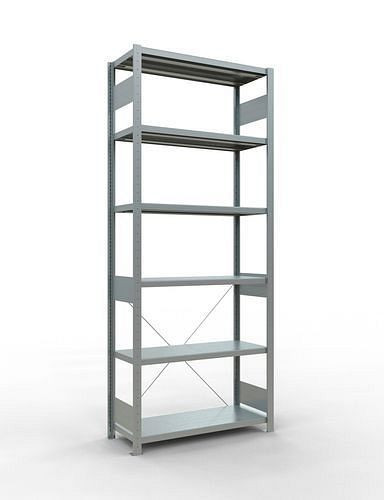 Rayonnage à étagères Schulte, champ de base, 6 niveaux de rangement, traverse, charge du compartiment 250 kg, 1060 x 436 x 2500 mm, 278743