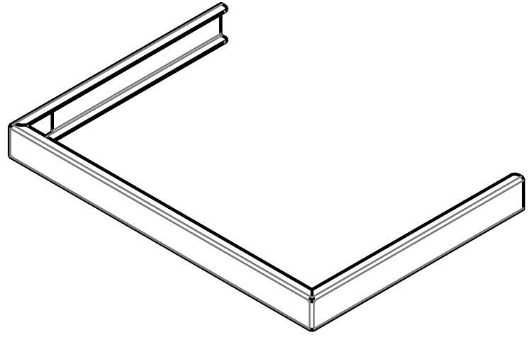 Entretoise Roband pour plaques de grill, hauteur env.35 mm, GSPS635