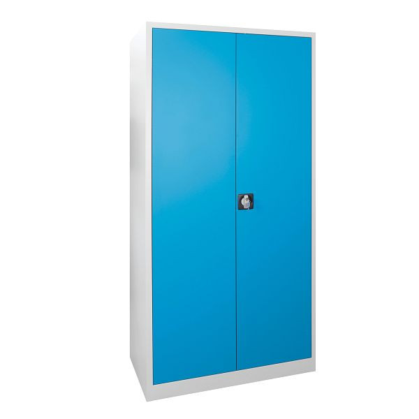Armoire à portes battantes ADB, RAL7035/5012, profondeur 500 mm, bleu clair, 40751