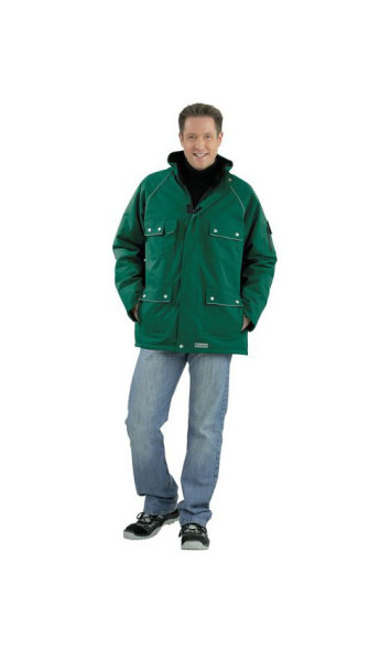 Parka d'hiver Planam Canvas 320, vert/vert, taille S, 2191044