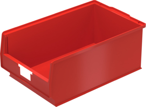 BITO bac de stockage PK set avec étiquette /PK2 500x315x200 rouge, avec étiquette, 6 pièces, C0250-0020