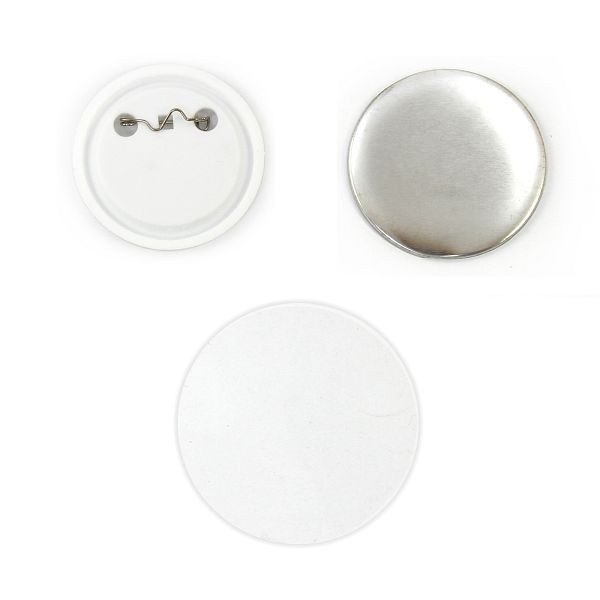Boutons PixMax 37 mm, ébauches de boutons, badges, boutons, paquet de 100, 10550