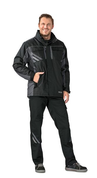 Veste d'hiver Planam Highline, noir/ardoise/zinc, taille L, 2720052