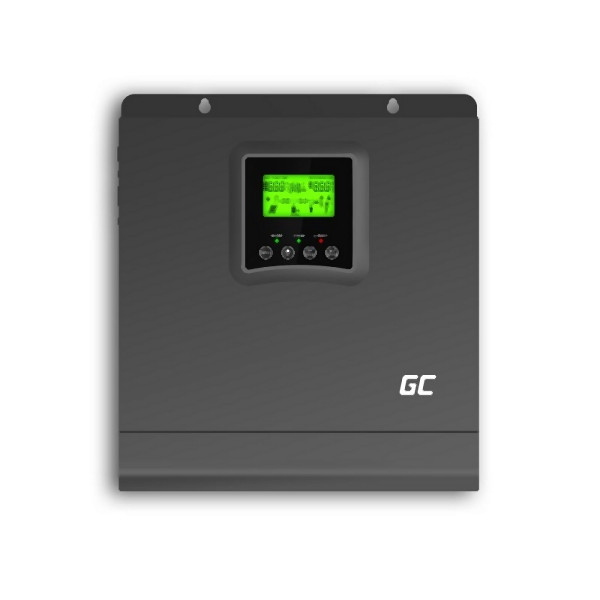 Onduleur solaire Green Cell Onduleur hors réseau Chargeur MPPT 24VDC, 3000W, INVSOL02