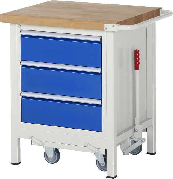 Etabli abaissable RAU 8000 - modèle 8157, L750 x P700 x H880 mm, 15-8157A2-077B4F.11