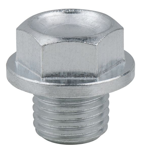Vis de vidange d'huile KS Tools, six pans extérieurs 17 mm, M14x1,5x13 mm, paquet de 10, 430.1026