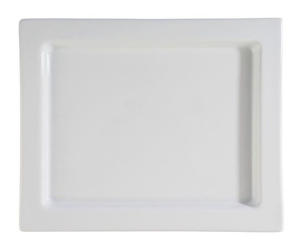 Plateau APS GN 1/2 -FRAMES-, 32,5 x 26,5 cm, hauteur : 2 cm, porcelaine, résistant à la chaleur jusqu'à 220°C, 82356