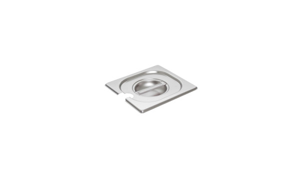 Schneider GN couvercle inox, avec évidement cuillère, GN 1/6, 530257