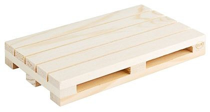 Palette en bois Contacto 15 x 9 cm, naturel, 3898/150