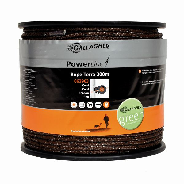 Cordon PowerLine Gallagher 200 m terre, 063963