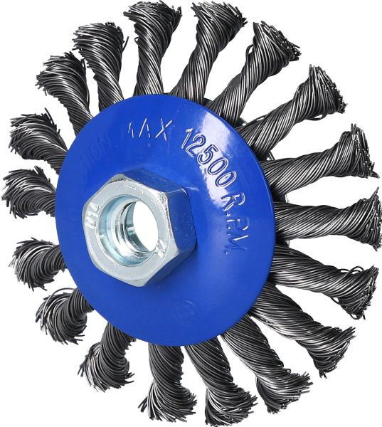 Brosse conique Brilliant Tools, Ø 100 mm avec support M14 x 2,0 mm, BT103101