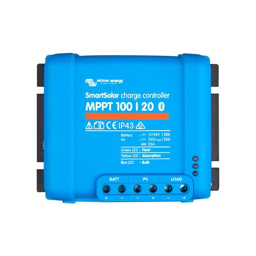 Contrôleur de charge solaire Victron Energy MPPT SmartSolar 100/20 à 48 V, 1-67-011790, SCC110020160R