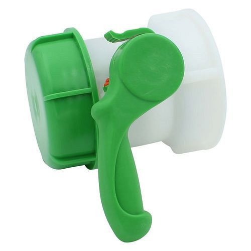 Robinet à clapet DENIOS IBC DN 80, avec gros filetage S100x8, 311429