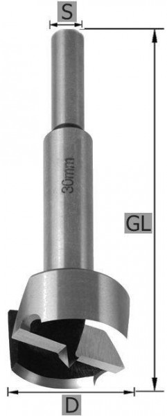 Foret Edessö Forstner WS GL90 mm, A: 16, GL: 90, C: 8, 146816008