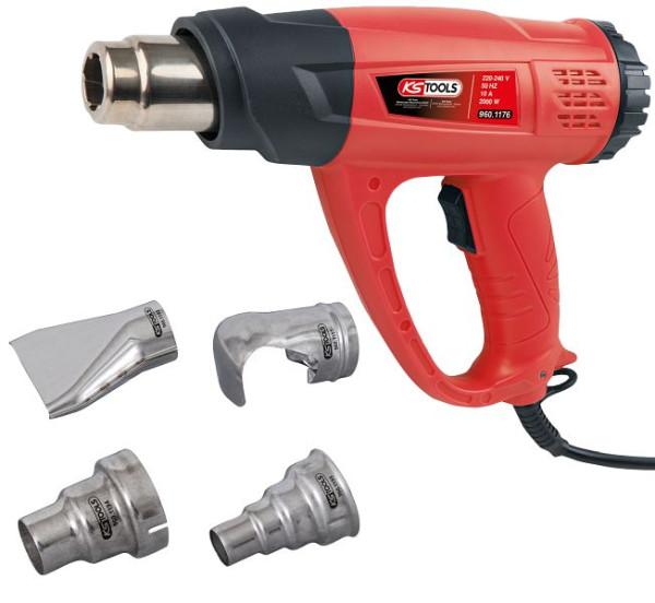 KS Tools jeu de pistolets à air chaud, numérique, 5 pièces, 960.1175