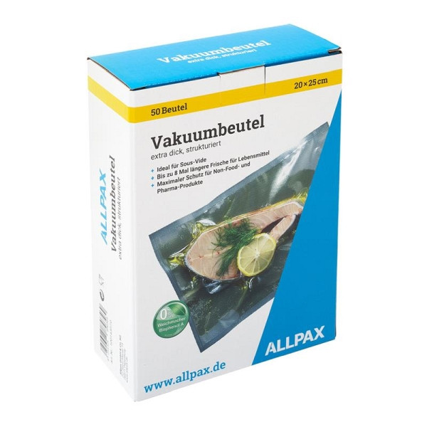 Sac sous vide ALLPAX, 20 x 25 cm, 10014307