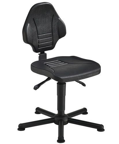 chaise pivotante de travail meychair Workster Pro, hauteur d'assise jusqu'à 620 mm, dossier avec protection antichoc, 294859