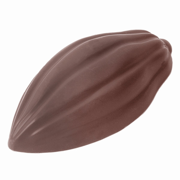 Moule à chocolat Schneider - fève de cacao, 275 x 135 x 24 mm - moule double / 50 x 24 x 12 mm, 2 x 8 g, 2 x 8 pièces, 421558