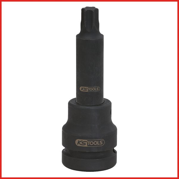 Embout à percussion KS Tools pour vis Torx E longueur 107 mm, E20, 450.0434