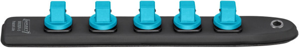 Hazet SmartRail, carré, creux 12,5 mm (1/2 pouce), dessous magnétique, avec 5 douilles carrées 1/2", 900SR-5