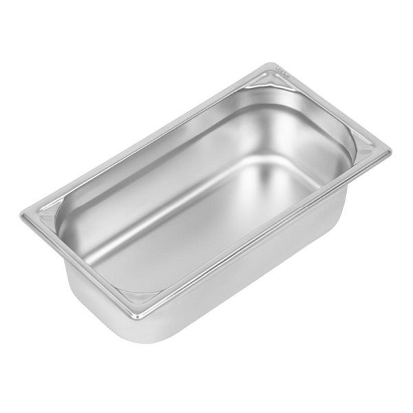 Conteneur GN durable Vogue 1/3 inox 100mm, DW443