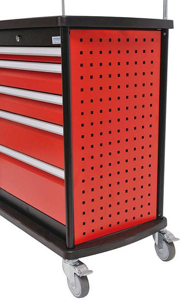 Bedrunka+Hirth paroi latérale perforée maxmobile 1 Dimensions en mm (LxPxH) : 388 x 15 x 712, 08.88.79