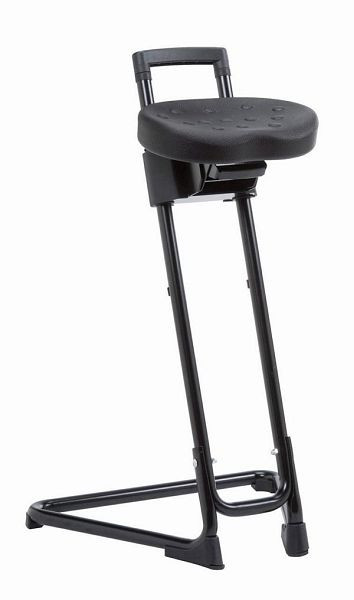 Aide debout KLW, inclinaison réglable, coque d'assise rotative, réarmement automatique, noir, 10/920