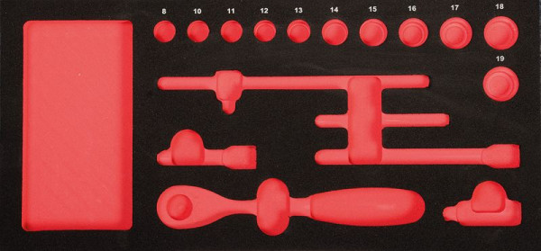 Insert Projahn ProForm vide pour douilles Xi-on 3/8", 5999-52E