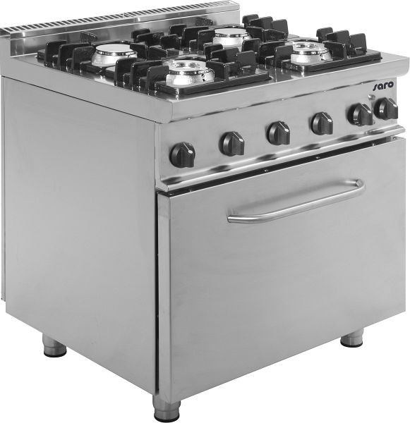 Cuisinière à gaz Saro avec four électrique modèle E7/KUPG4LE, 423-1035