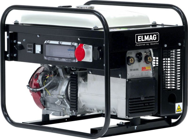 Groupe électrogène de soudage ELMAG SEB 200X/25, avec moteur HONDA GX390, 53127